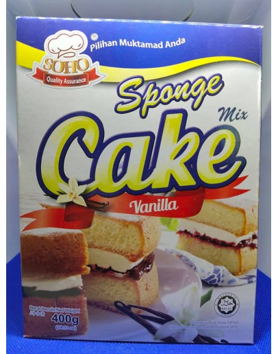 SOHO SPONGE CAKE MIX (VANILLA) 400GM